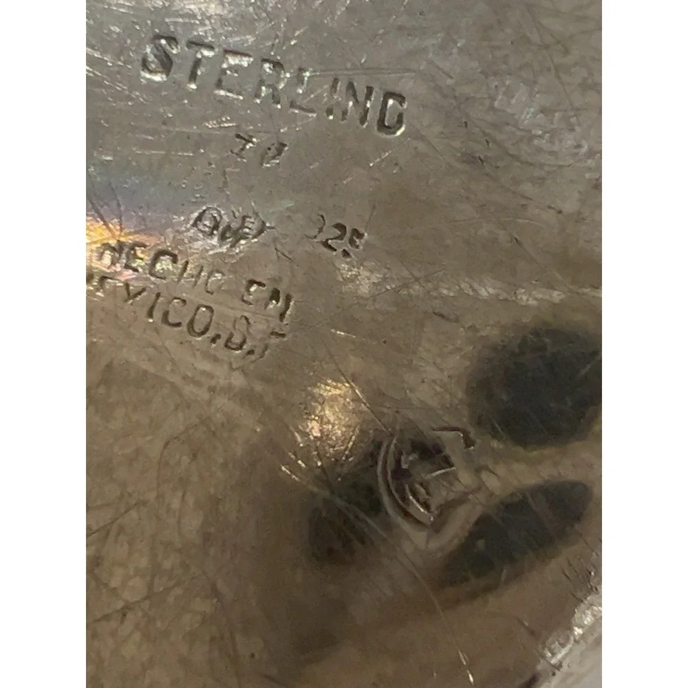 Vintage Mexican Sterling Silver 925 Cup Tumbler Mexico DF Mid Century